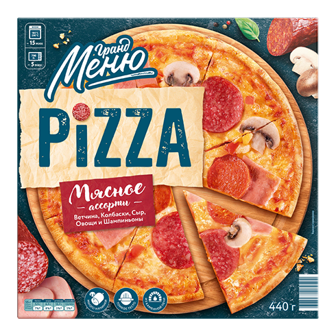 Пицца Гранд Меню 440 г