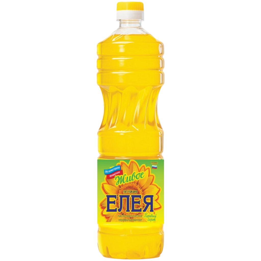 Масло подсолнечное Елея 1 л