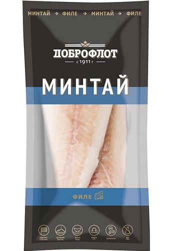 Минтай филе Доброфлот 400 г