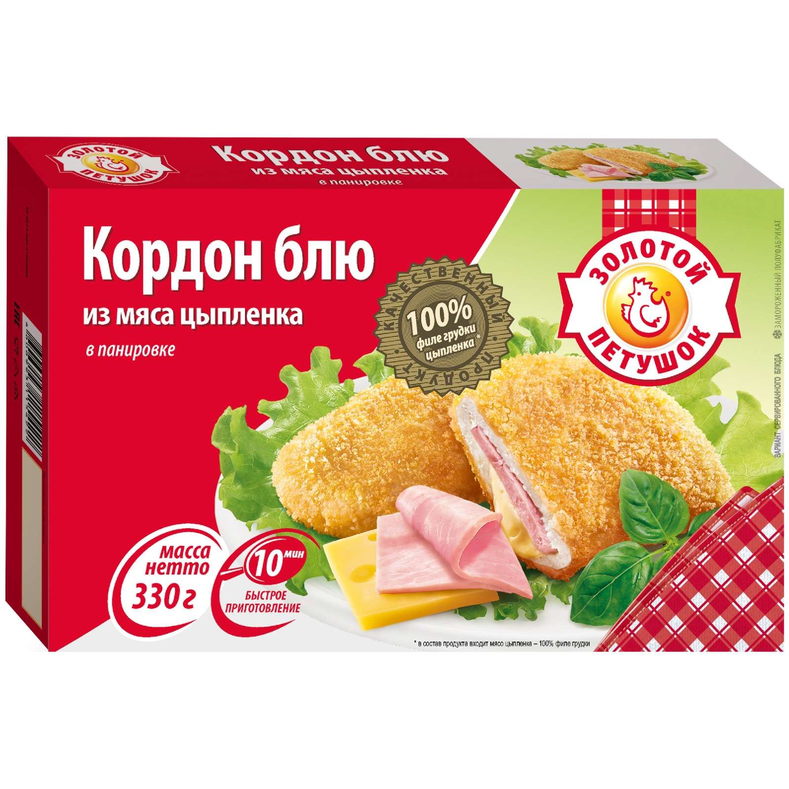 Кордон-блю Золотой Петушок 330 г