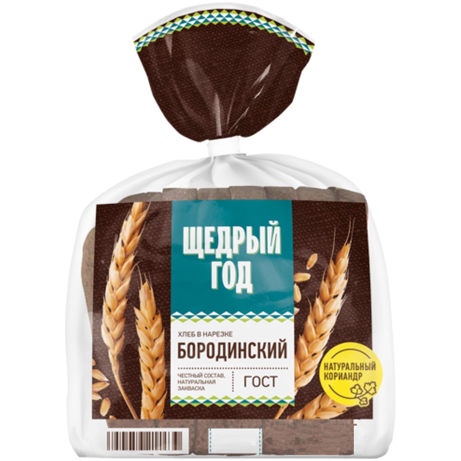 Хлеб бородинский Щедрый год 350 г